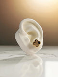 Arete Trébol Animal Print