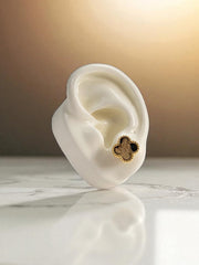 Arete Trébol Animal Print