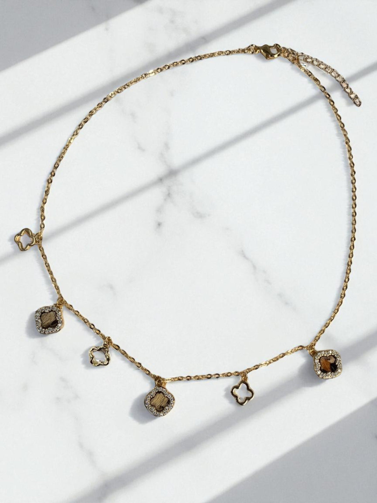 Choker Trébol Animal Print