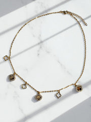 Choker Trébol Animal Print