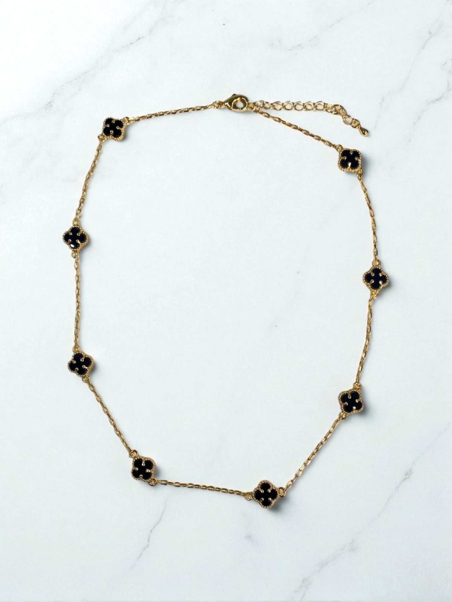 Choker Trébol Negro Ilvan