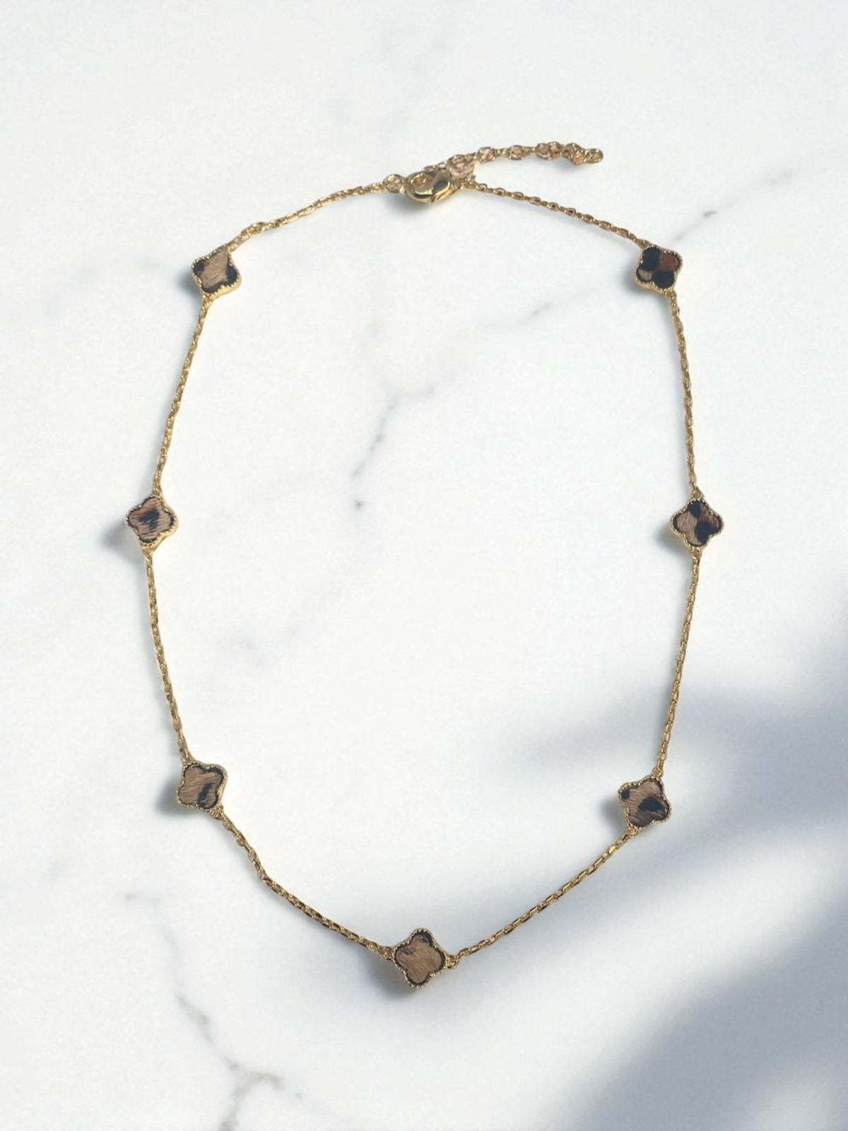 Choker Trébol Animal Print