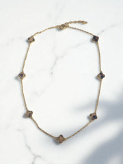 Choker Trébol Animal Print