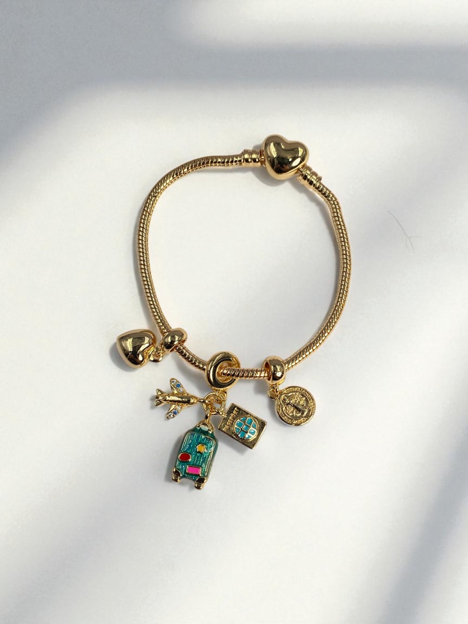Pulsera Charms Alma Viajera 🌍✈️