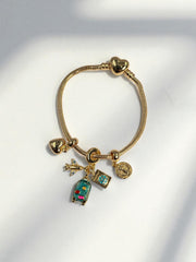Pulsera Charms Alma Viajera 🌍✈️