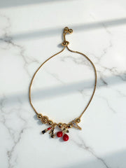 Pulsera Charms Fashion Cherry