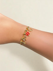 Pulsera Charms Lucky Red