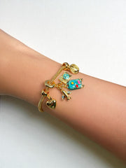 Pulsera Charms Alma Viajera 🌍✈️