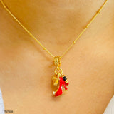 Collar tacón rojo