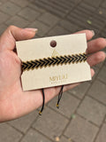 Pulsera Miyuki Flecha negra