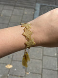 Pulsera Miyuki Estrellas doradas