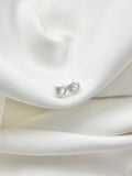Arete topo Linnea plateado