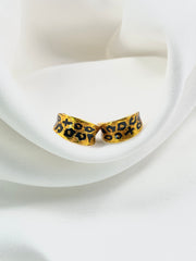 Arete candonga animal print