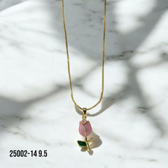 Collar rosa rosada