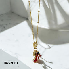 Collar tacón rojo