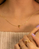 Collar Inicial T lisa