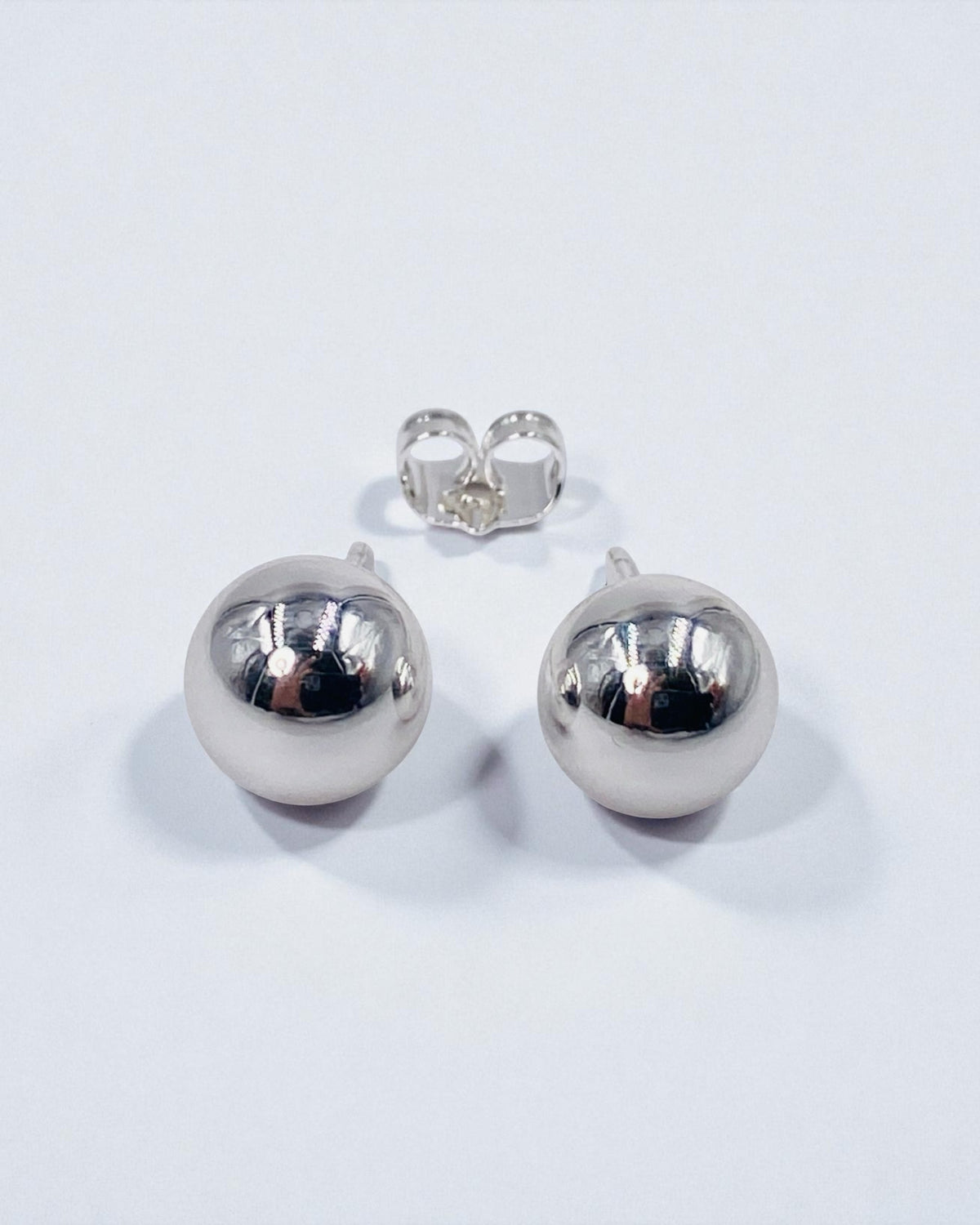 Topo Bola Plateado 10mm