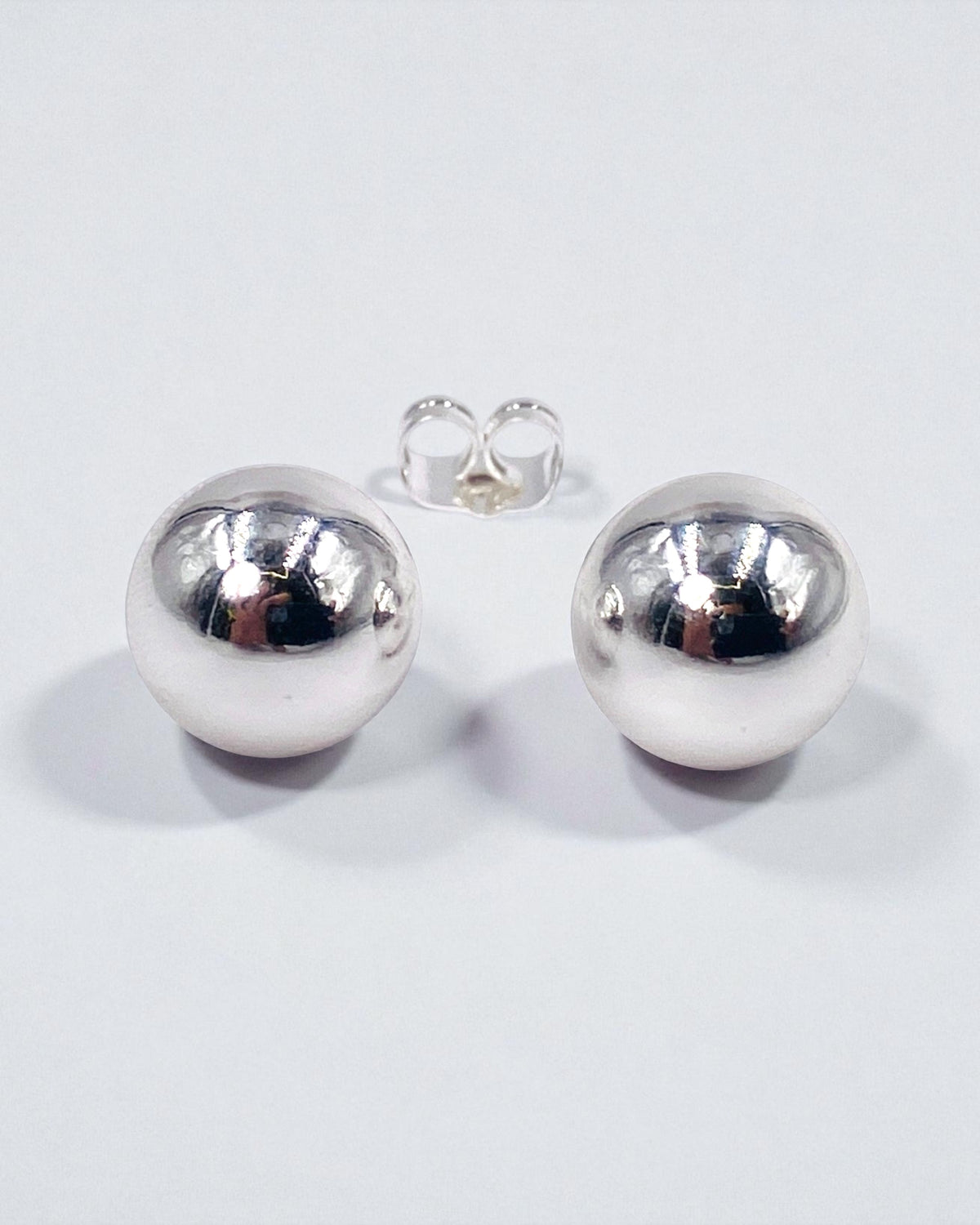 Topo Bola Plateado 12mm