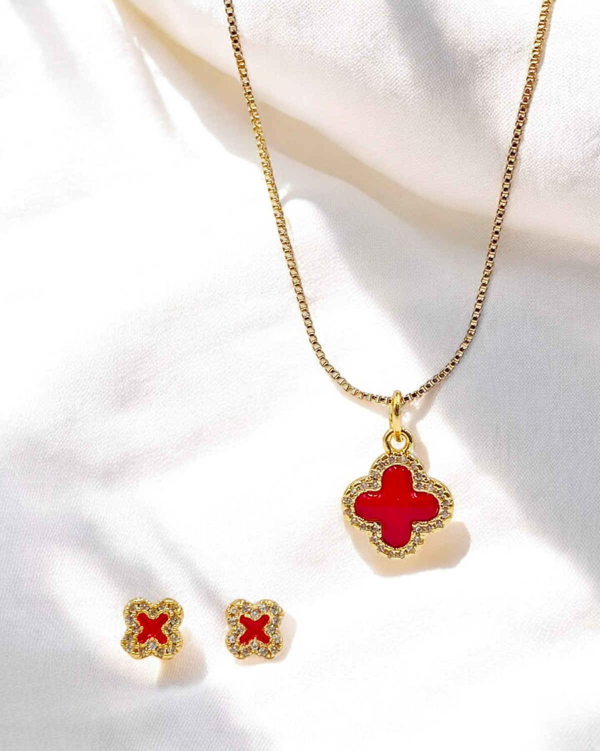 Set Lucky Trébol Rojo