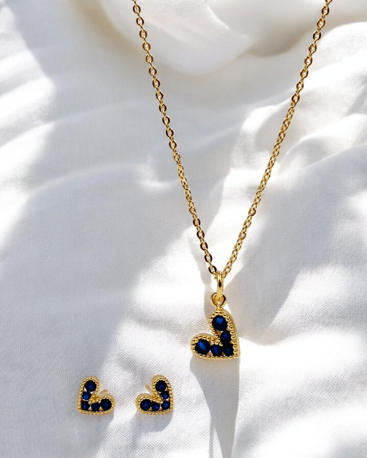 Set Corazon Loren Azul