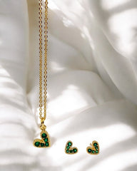 Set Corazon Loren Verde