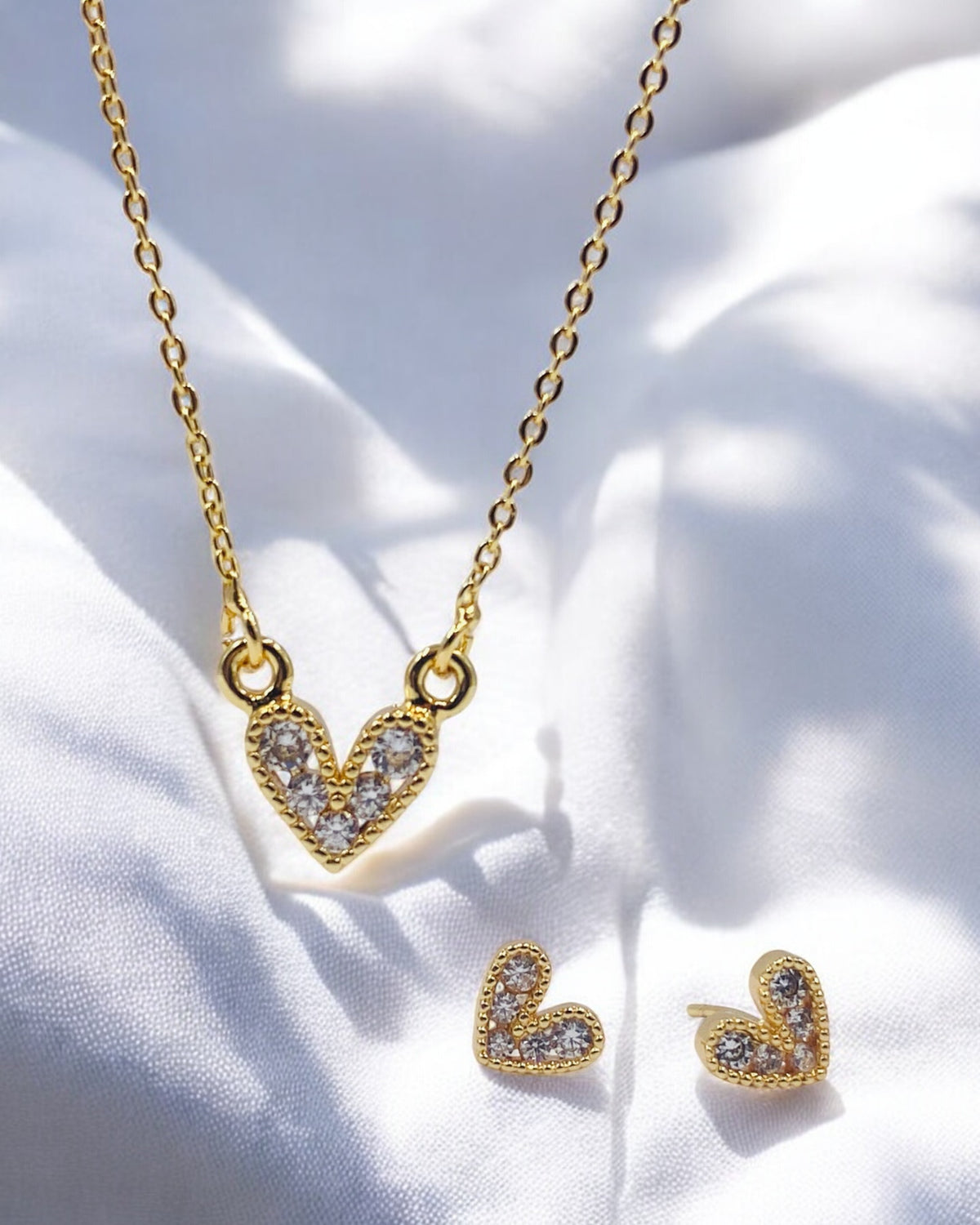 Set Corazon Oria Blanco