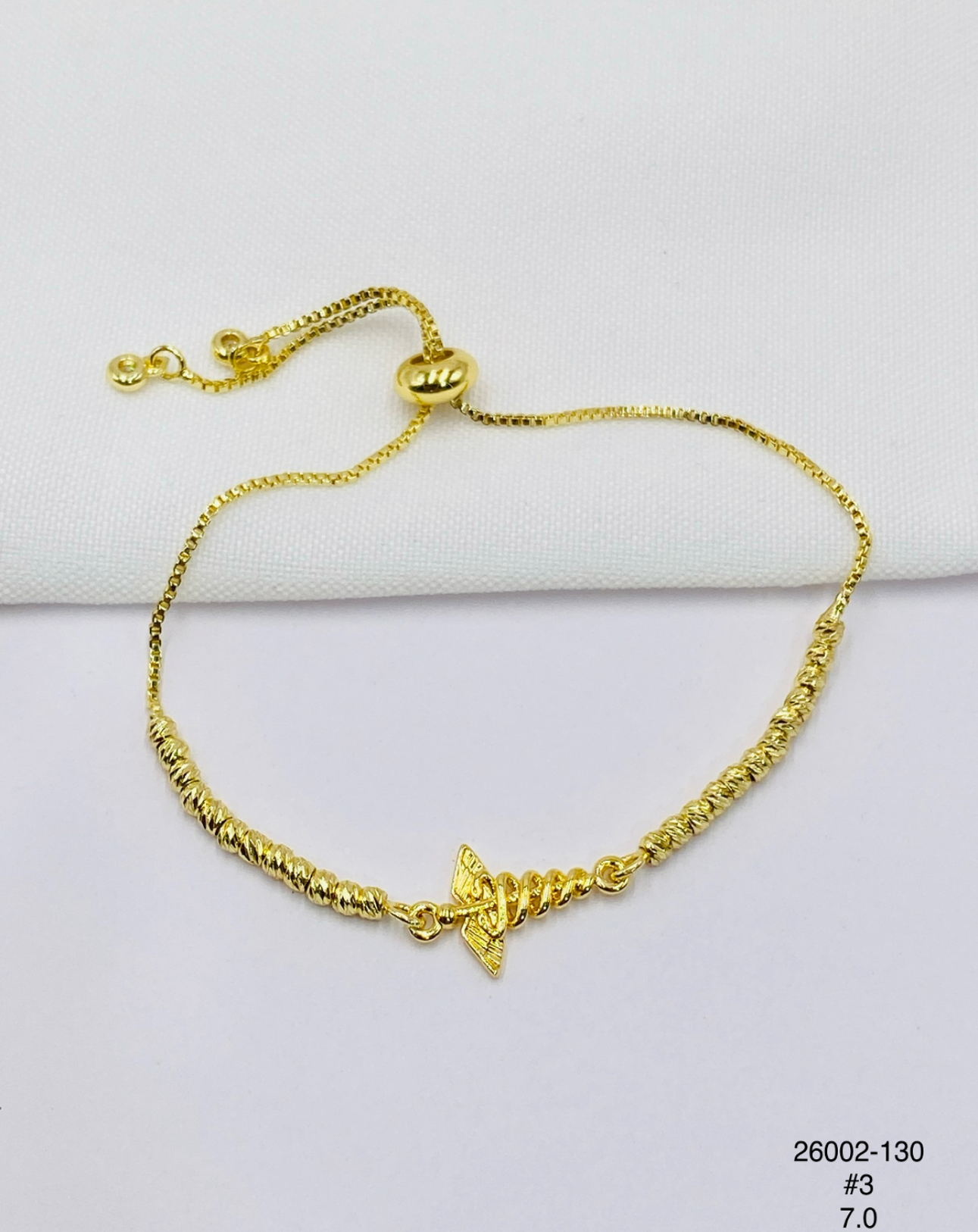 Pulsera Mariposa mini — Balines 3 mm