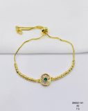 Pulsera Flor multicolor — Balines 3 mm
