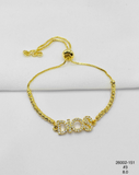 Pulsera Dios brillante — Balines 3 mm