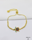 Pulsera Tortuga multicolor — Balines 3 mm