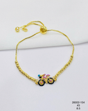 Pulsera Bicicleta multicolor — Balines 3 mm